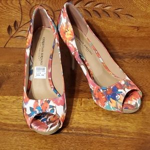 Christian Siriano Women Floral Heels
